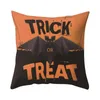 Kussen kussensloopcase satijnen decoratieve Halloween Decoratie thuis bank witte kussens