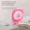 Electric Fans USB Mini Desktop Portable 3 Wind Speed ​​Justerbara Summer Cooling Tools Laddning T220907
