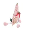 クリスマスの装飾ピンクのおもちゃルドルフニット帽子小さなペンダントクリエイティブツリードールキッズナビイダッドギフトノエルのお気に入り