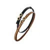 Ceinture pour femme simple cercle noir pour femme personnalité simple ceinture pour femme