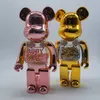 New Action Toy Figures 400% 28cm Bearbrick My First Baby Figure Cartoon Blocks Bear Dolls PVC Street Art Collectible Models Toys