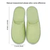 Einwegschuppen bequeme atmungsaktive Spa Anti-Rutschhotel Home Travel Leinenschuppen Hospitality Footwear Gastschuhe Hy0460