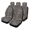 Couvertures de siège d'auto Leopard Design imprimé pour femmes avant et arrière Row Universal Imperproof Hover 1/2 / 7pcs Protection de mode Accessoires