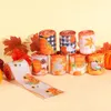 Gift Wrap Thanksgiving Ribbon Autumn Harvest Festival Decorative Pumpkin Truck Wrapping