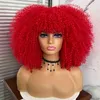 Synthetische Perücken Kurzhaar Afro Kinky Curly Perücke für schwarze Frauen cosplay blonde