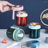 Dijkartikelen sets mini thermische lunchbox container met lepel bento voor schoolkinderen kantoormedewerker lagen microwae verwarming