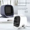 Electric Fans Mini Thermantidote USB Desktop Home Office Air Conditioning Fan Portable Air Cooler 5V Low Power Home T220907