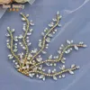 Wedding Hair Jewelry A463 Bridal Comb Clip Pin Rhinestone Pearl Headband Bride Side Accessories Women Vine T220907