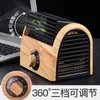 Electric Fans Mini- Small Home Electric Fan Dormitory Air Conditioner Charge Small Fans Office Desktop Student Bed Nothing Leaf Fan T220907