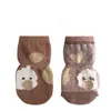 Calcetines de otoño invierno para bebé, calcetines antideslizantes de algodón peinado para bebés, calcetines de suelo para niños pequeños, calcetín de dibujos animados para recién nacidos