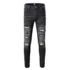 2021 Jeans de diseñador para hombre, desgastados, rasgados, de motociclista, ajustados, de mezclilla para motocicleta, para hombre, a la moda, jean, pantalones para hombre, para hommes #873