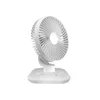 Electric Fans Student Desk Office Electric Fan USB Mini Air Conditioner Desk Silent Shaking Head Small Fans USB Laddning T220907