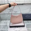 CLEショルダーバッグx窩バッグ12色Hobo Patent Leather Handbag Purse Crescent Bag高品質の本物の革の三角形銀