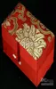 Прямоугольник цветочный высокий ювелирные украшения подарочная коробка для хладнокровия шелковая парча для хранения