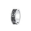 Fashion Band Ring 925 srebrne pierścionki dla kobiet obrączki męskie projektant modnej biżuterii szerokość 4mm 6mm