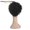 Synthetic Wigs Rebecca Short Loose Curly Wigs For Black Women Brazilian Remy Bouncy Curly Human Hair Wigs Short Wig Blond Red Cosp7242346