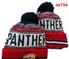 Kraken Beanie North American Hockey Ball Team Side Patch Vinter Ull Sport Stickad Hatt Skull Caps