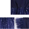 Robes de fille Robes d'enfants pour les filles Mesh Girl Child Dress Sequin Kid Dress Summer Kids Costume For Age 4 5 6 7 8 9 10 11 12 13 Ans 220908