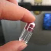 Garrafas plásticas cápsula pílula garrafa de pílula transparente espessada portátil com tampa de parafuso colorida contêiner de armazenamento de armazenamento lyx170