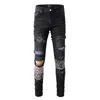 Jeans de diseñador para hombre Biker desgastado desgastado Slim Fit Denim de motocicleta para hombres Moda de calidad superior jean Mans Pantalones para hommes SDMD