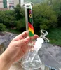 Eau en verre transparent Bong Straight Gamiahs 8,5 pouces d'huile DAB Recycler Recycler Fumer Pipes avec une femelle Joix de 18 mm