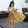 Girl's jurken Aixinghao Boheemse zomerjurk voor casual meisjes strand Sundress Teenage Kids Teen Deskleding 6 8 10 12 Jaar 220908
