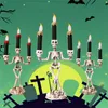 Party Decoration Halloween Led Lights Skull Ghosts Candle Pumpkin Happy Decor For Home 220908