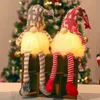 Outras festa de eventos suprimentos de Natal Decorações de bonecas brilhantes para o ornamento de árvore em casa Navidad Noel Natal Presentes 220908