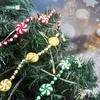 Рождественские украшения 2,4 метра разноцветные конфеты подвесная гирлянда ins nordic series sweeps ball струна ручной работы детская комната декор 220908