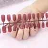 False Nails 24Tips/Set opape glassata glassata di bara lunghezza Balletto per unghie sulla punta per le unghie artificiali artificiali all'ingrosso