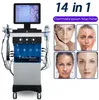 Professionele Hydra Facial Machine Dermabrasie peelig Huidreiniging Gezichtsbehandeling Echografie RF Microdermabrasie Zuurstofpistool