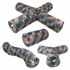 Chat Jouets Tunnel Tube 2/3/4 Voies Pliable Chaton Formation Interactif Pour Petit Moyen Animaux Produit