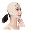 Andra kroppsskulptering av bantning 3D Återanvändbar andningsbara skönhet Kvinnor Face Slimming Bandage V Shaper Mas Lift Slee Mask Facial Bandages DH9IX