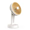 Ventiladores elétricos novos ao ar livre portátil portátil carregamento USB Small Fan Mini Silent Desktop Small Fan 180 graus Rotcing Fan T220907