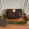 Top qualité Chaîne de luxe Designer Wallet chaud Pochette sac bandoulière sac à main mode M44840 dame shopping sac à main femmes Lettre populaire totes Trio trois pièces