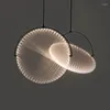 Lampade a sospensione Europa Nordic Lampada a Led in ferro E27 Light Kitchen Dining Bar Hanglamp Ring Hanging Room