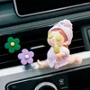 Decorazioni per interni Presa d'aria per auto Clip Decorazione Anime Cute SPA Girl Action Figures Fragranza Accessori per auto Regali per ragazze