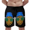 Shorts pour hommes hawaïen ananas fleurs planche fruits maillot de bain Polyester hommes bain motif nager