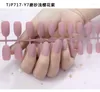 False Nails 24Tips/Set Matte Frosted Middle Length Coffin Nail Ballet Press On Tip For Art Artificial Fingernails Wholesale