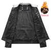 Men's Leather Faux Ucrazy Autumn Casual Vintage Motor Spliced Jacket Coat Winter Fashion Biker Warm Jackets 220908