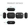 Hüllen für Apple Airpods Pro 2 1 3 2022 Hülle Luxus Leder Ultradünne kabellose Kopfhörerabdeckung Air Pods 3 Abdeckungen mit Schlüsselanhänger