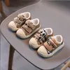 Ilk Yürüteçler Bebek kanvas ayakkabılar Çocuk 1-3 Yaşında Sonbahar Erkek Kız Spor bebek ayakkabısı Rahat Bahar Çocuklar Sneakers