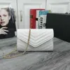 2022 bolsos de diseñador de lujo bolso de mano de mujer 2068 cadenas de caviar de cuero de PU clásico para mujer bolso de noche de hombro con cerradura 5 colores cadena de oro