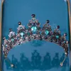 Vintage gothique noir diadème couronnes cristal strass mariage cheveux accessoires reine princesse couronne tête bijoux