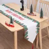 Babbo Natale Alberi di Natale Runner Stagionale Inverno Vacanze di Natale Cucina Tavolo da Pranzo Decorazione per Interni Esterni Home Party Decor 13 x 72 Pollici