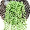 Fausse verdure florale 7890 cm Green Artificial Lover Tears suspendu plantes plantes pour la maison de jardin de jardin vigne de rotin plantas artificies j220906