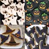 Bakvormen 7 stuks/set cakevormen Halloween roestvrijstalen chocoladevormen keuken kookkoekjes embossers