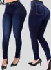 Jeans femininos Mulheres moldando jeans Skinny l￡pis cal￧as jeans jeans de jeans Slim Woman Pantalones de Mujer Jean Mom cal￧a 220908