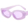 Fashion Sunglasses Unisex Jelly Color Sun Glasses Cat Eye Adumbral Anti-UV Spectacles Oversize Frame Eyeglasses Simplity Ornamental