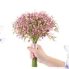 Fleurs décoratives Artificielle Gypsophile Décor Faux Simulation Ornement Bouquet De Mariée Saint Valentin Cadeau Pour La Fête De Mariage